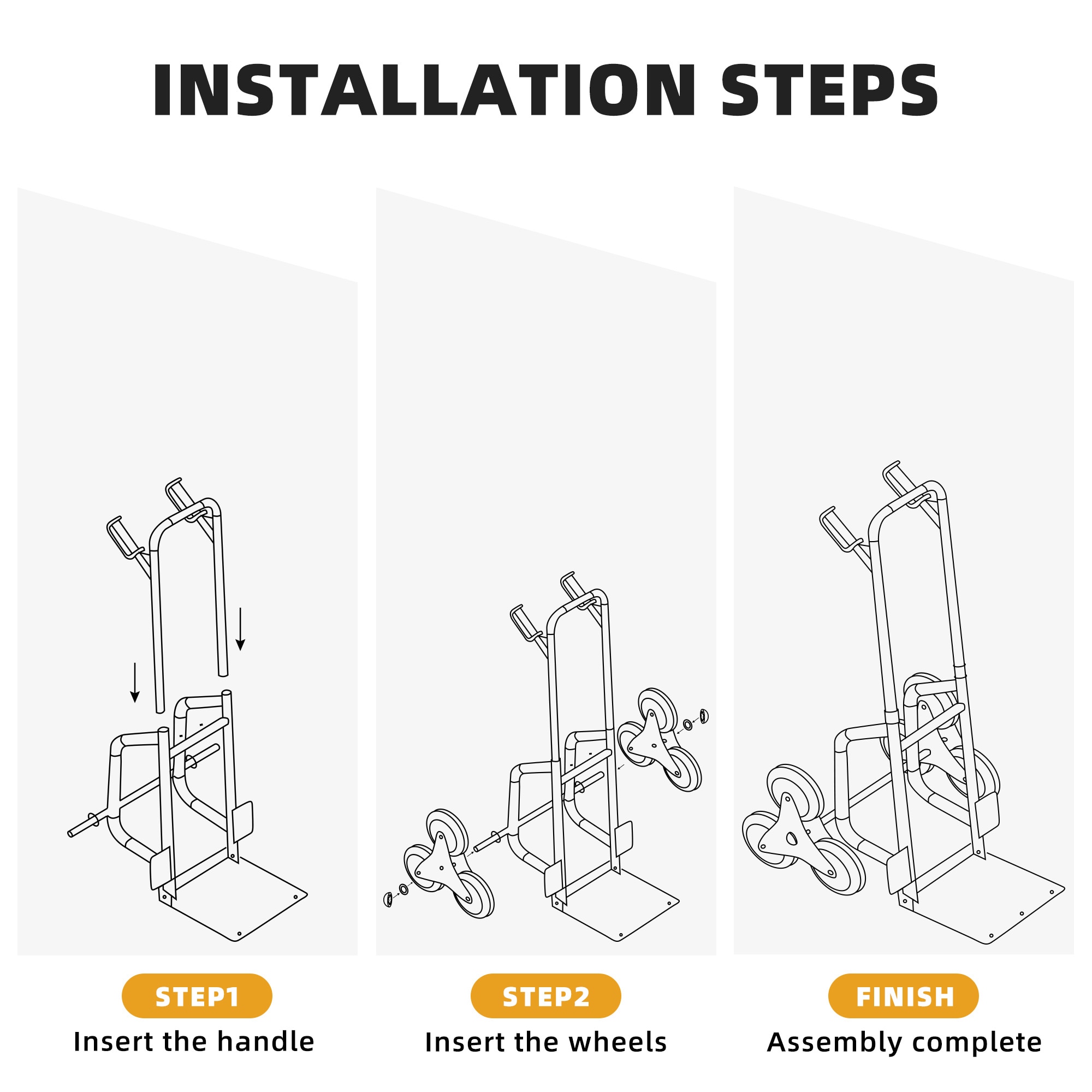 Stair Climbing Hand Truck Heavy Duty Stair Climber Dolly Cart_voghion.com